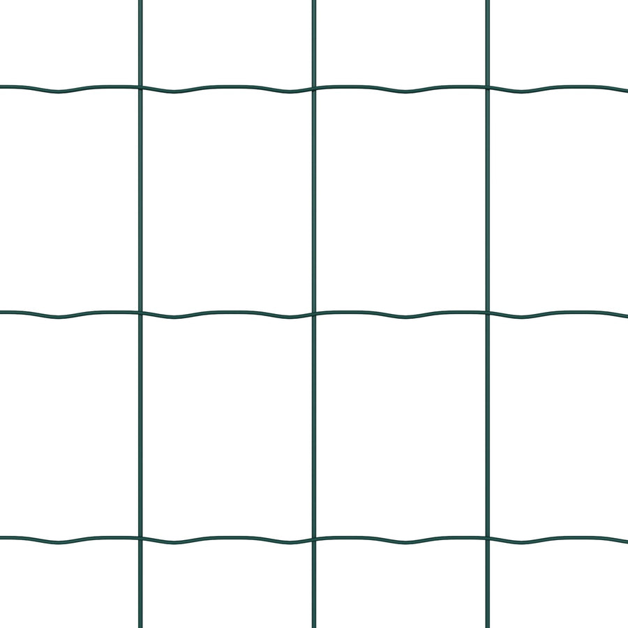 Euro Hek Met 7 Spike Posts 1X10 M Gegalvaniseerd Staal Groen Gegalvaniseerd Staal