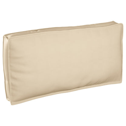 Palletkussen Voor Zit/Rugsteun Beige 120X60X12 Cm Oxford Stof