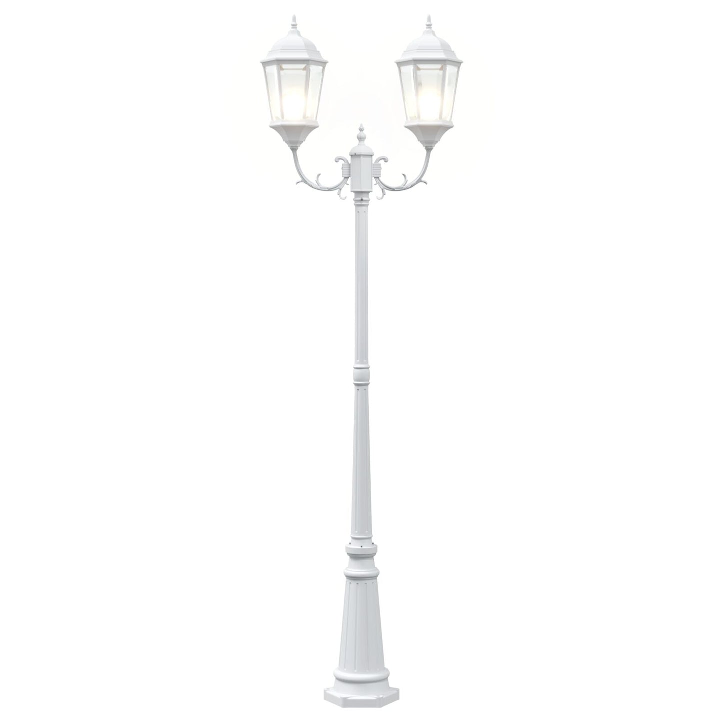 Tuinlamp Wit Aluminium 68 X 20 X 235 Cm Duurzaam Tuinlamp
