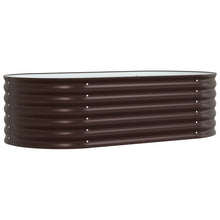 Tuin Verhoogd Bed Gegalvaniseerd Staal 160 x 80 x 44 cm Bruin