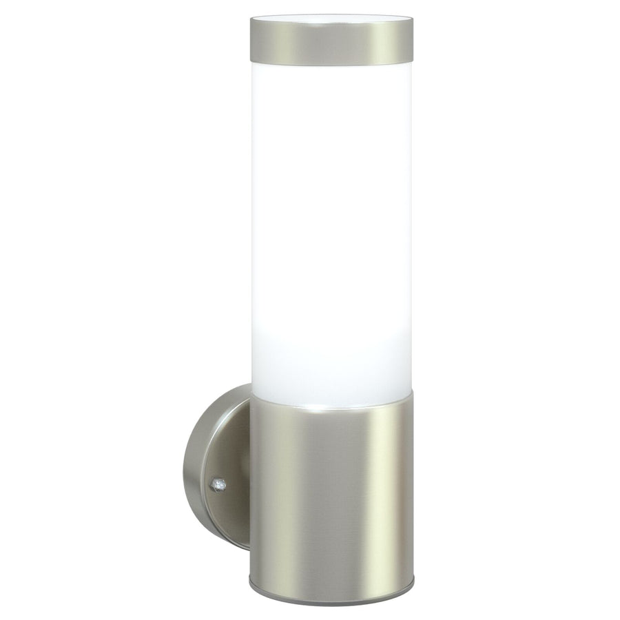 Buitenwandlampen 2 Stuks Rvs Ip44 Zilver zonder sensor
