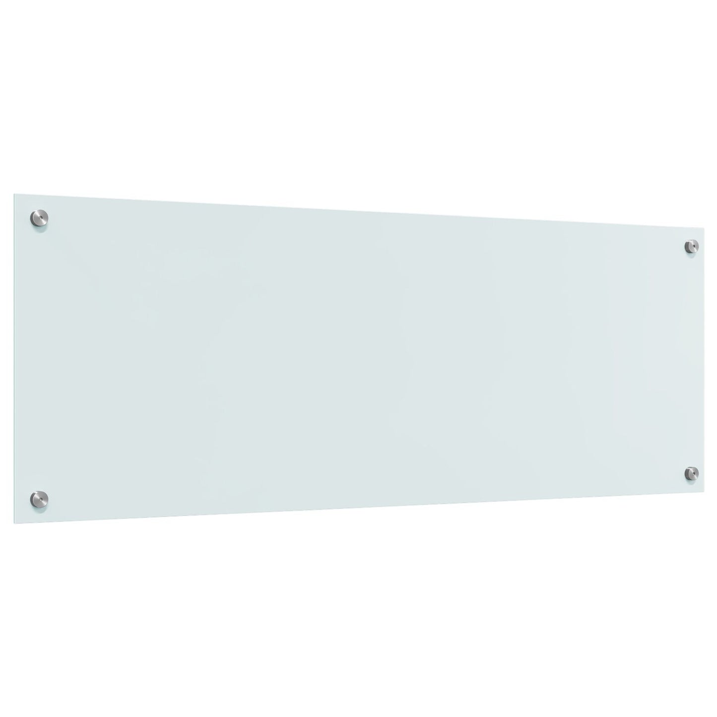 Keuken Achterwand 110X40X0,6 Cm Veiligheidsglas Wit 110 x 40 cm