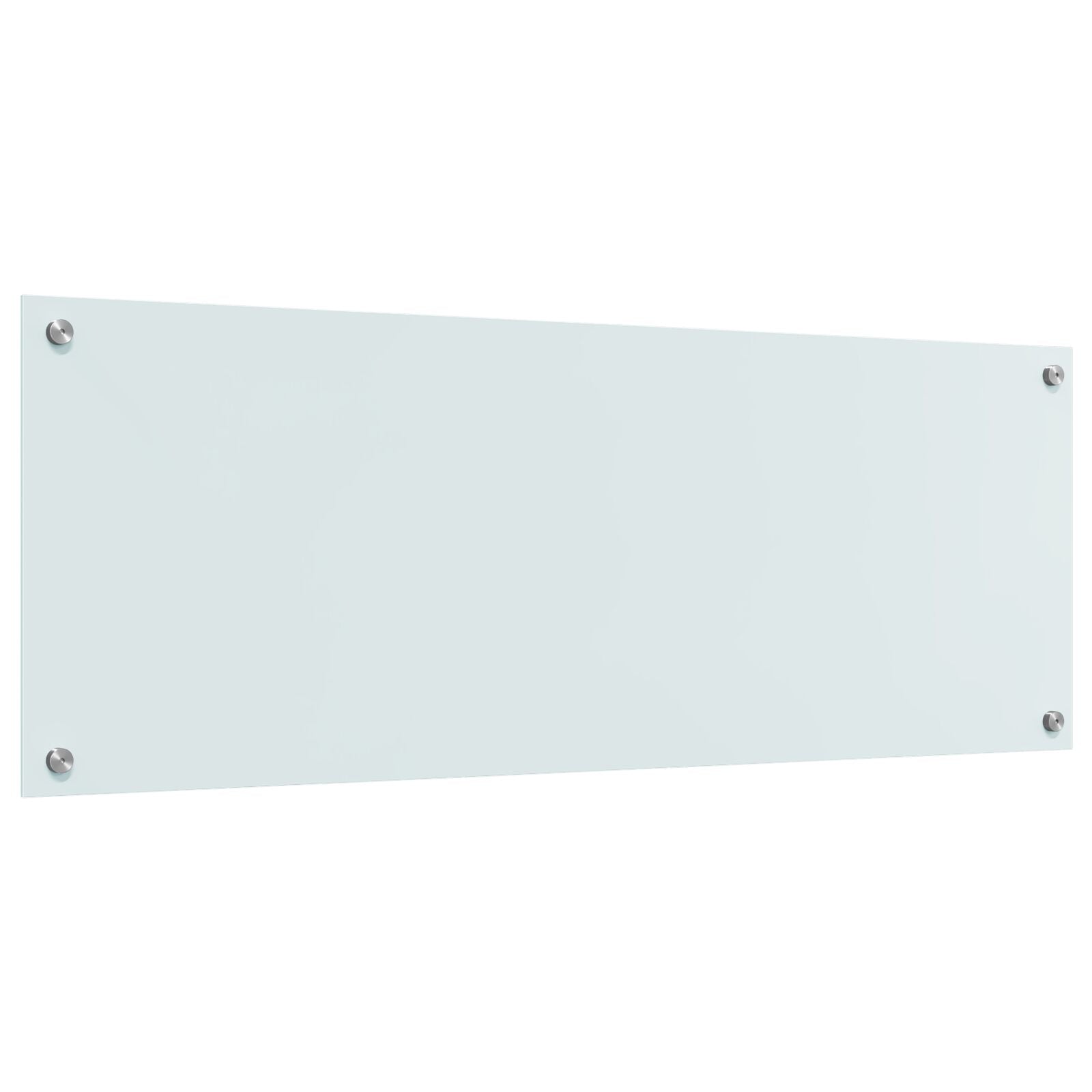 Keuken Achterwand 110X40X0,6 Cm Veiligheidsglas Wit 110 x 40 cm