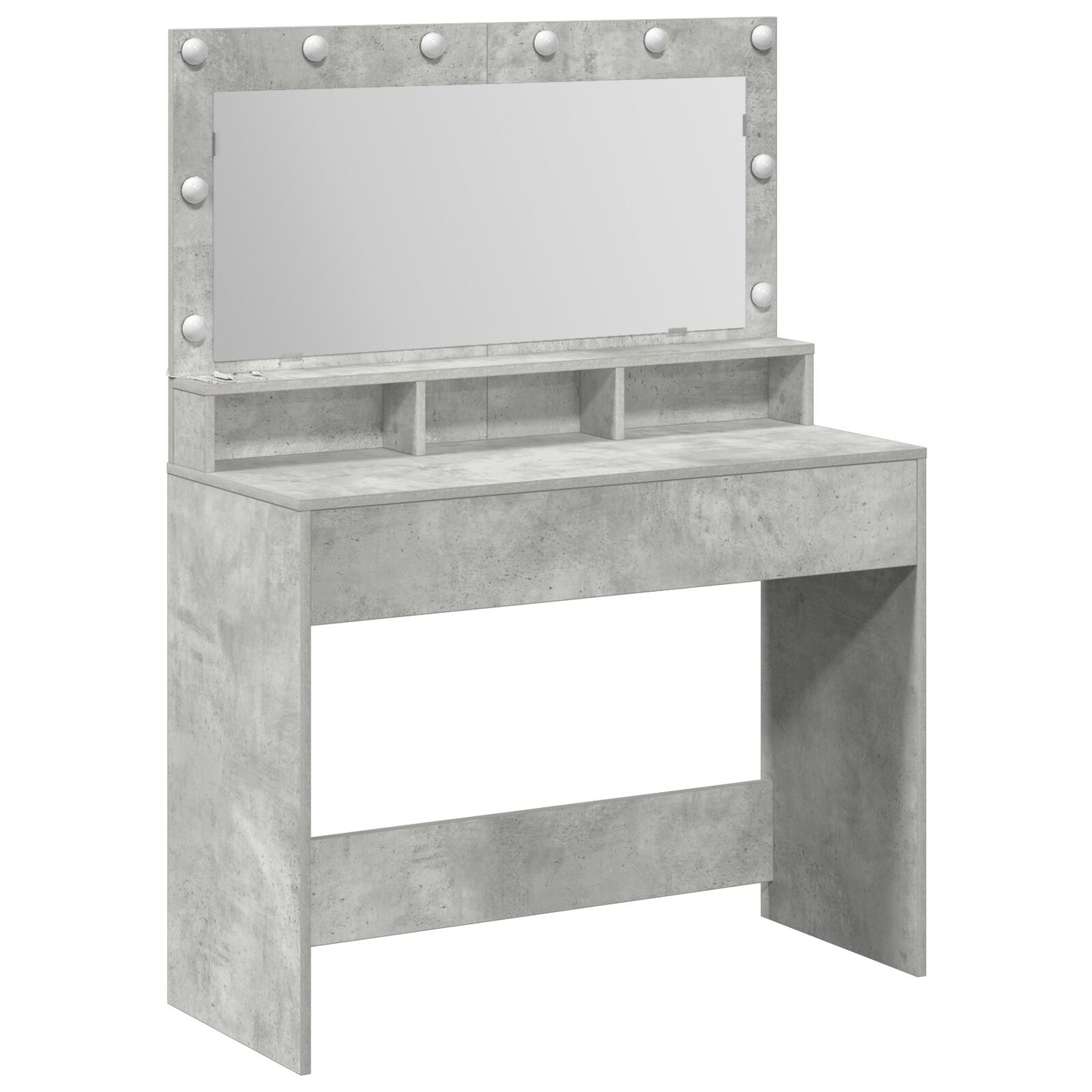 Kaptafel Met Led-Verlichting - Betonnen Grijs - Beton grijs 100 x 41 x 135 cm