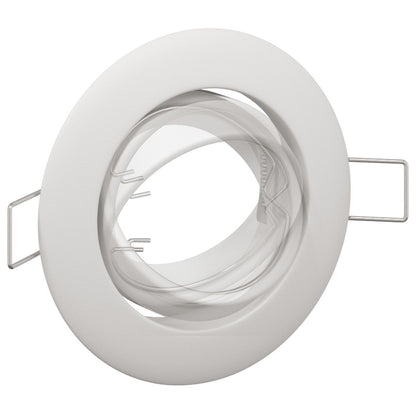 Lampen Set Van 6 Kunststof 9 Cm Inbouwverlichting Wit