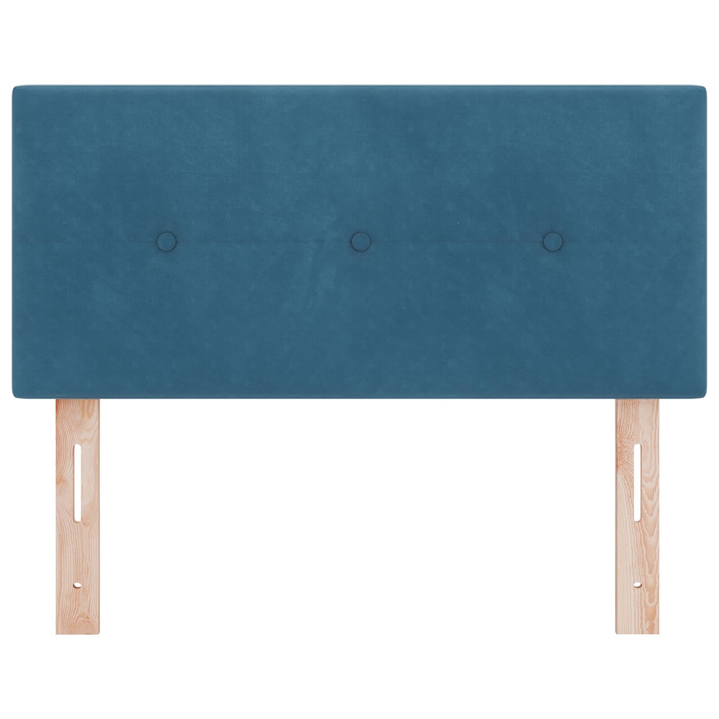 Hoofdbord Met Knopen Tufted Donkerblauw Fluweel Marineblauw 90 cm Laag hoofdbord