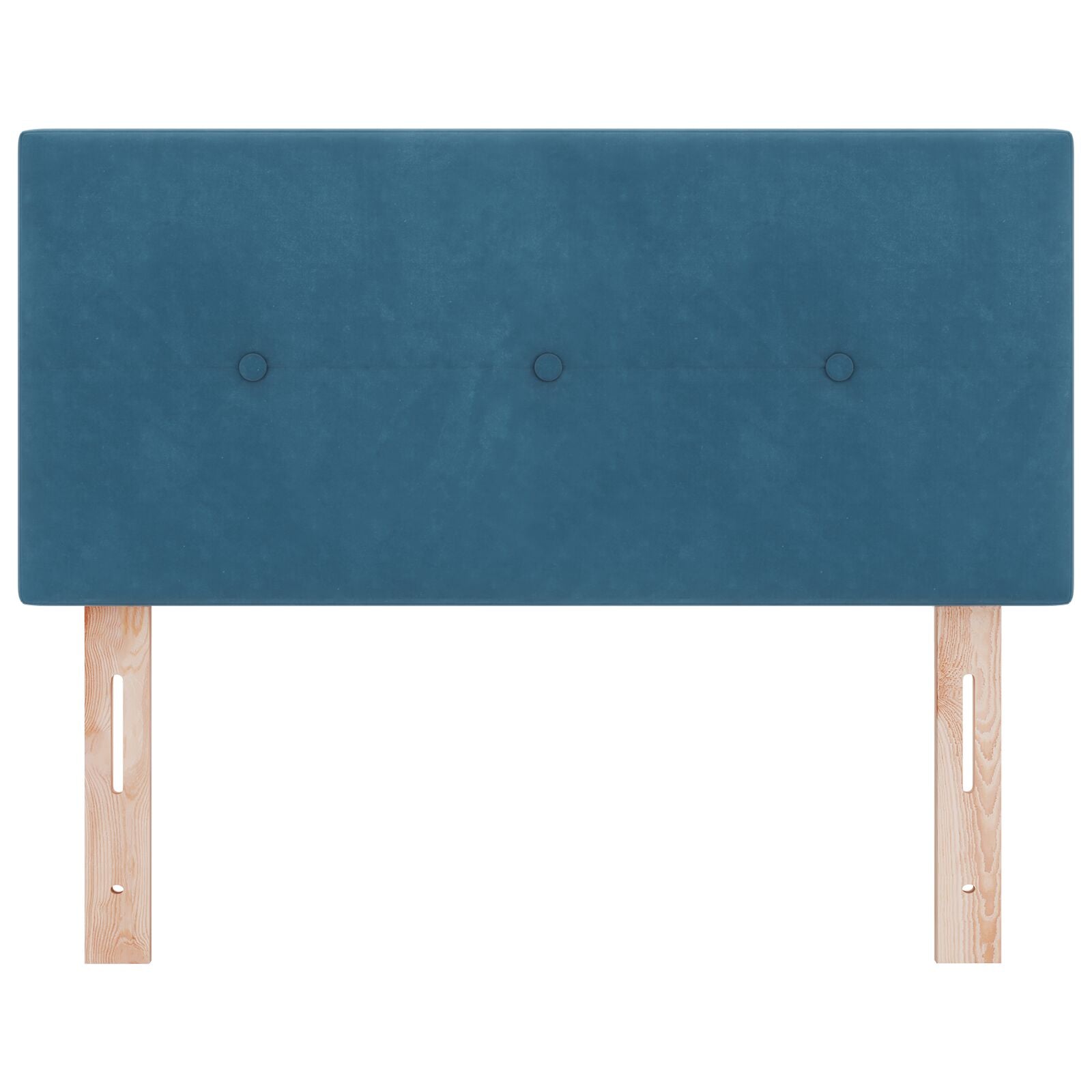 Hoofdbord Met Knopen Tufted Donkerblauw Fluweel Marineblauw 90 cm Laag hoofdbord