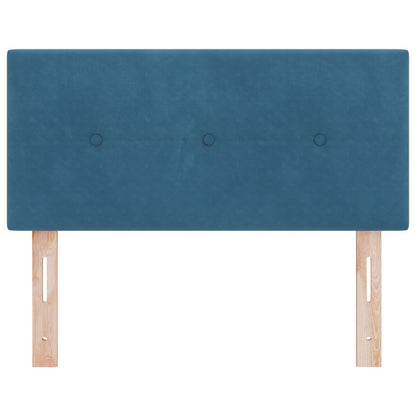 Hoofdbord Met Knopen Tufted Donkerblauw Fluweel Marineblauw 90 cm Laag hoofdbord