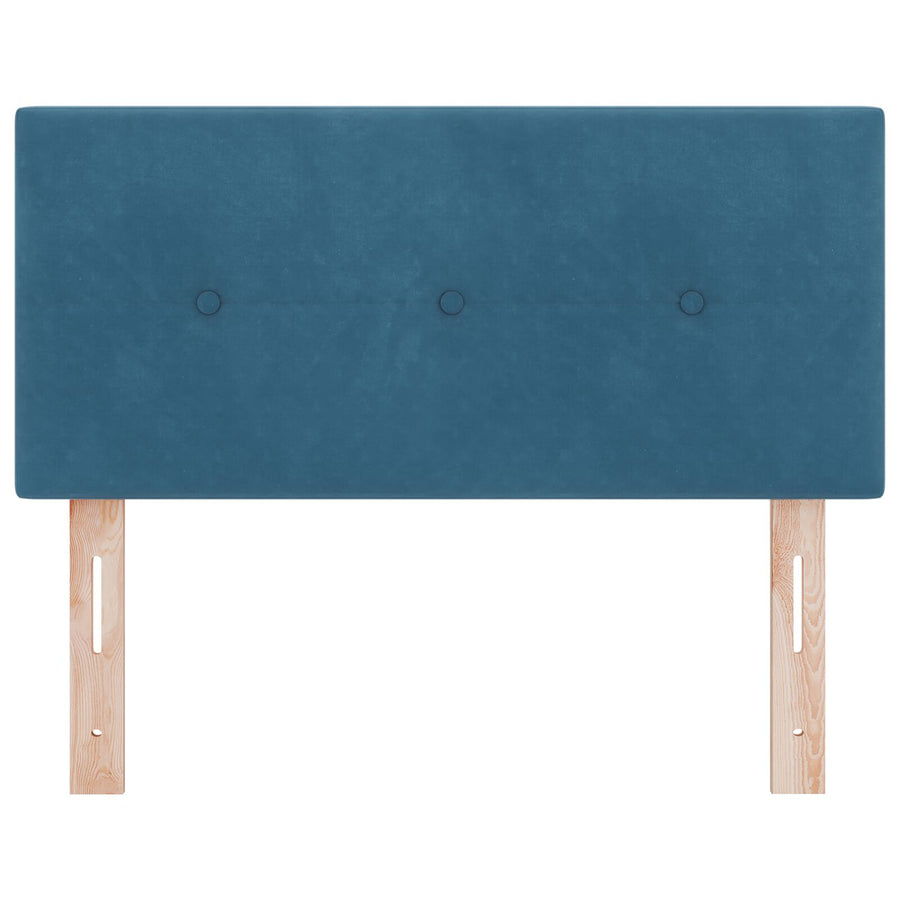 Hoofdbord Met Knopen Tufted Donkerblauw Fluweel Marineblauw 90 cm Laag hoofdbord