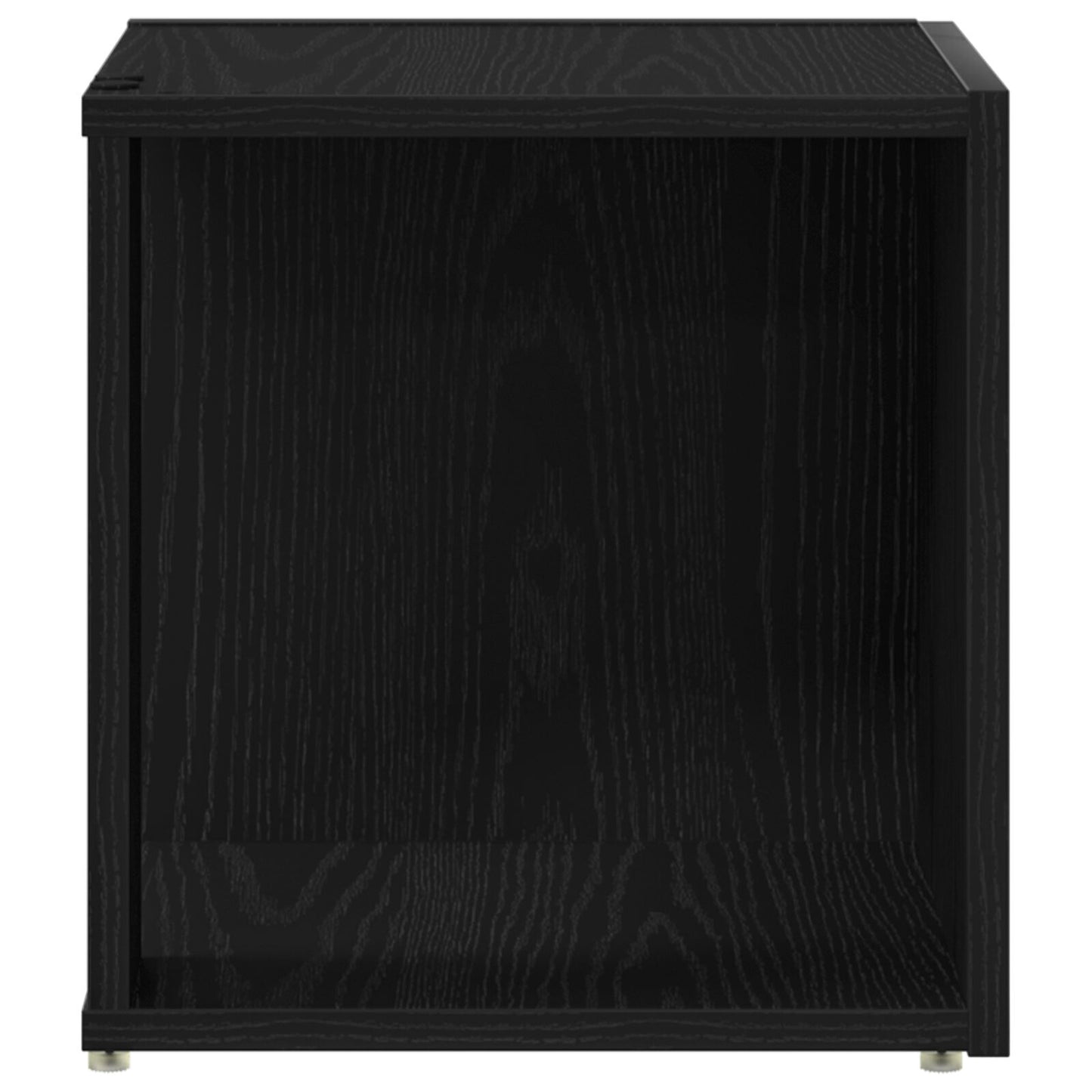 Salontafel Zwart Eiken 33X33X34,5 Cm Engineered Wood