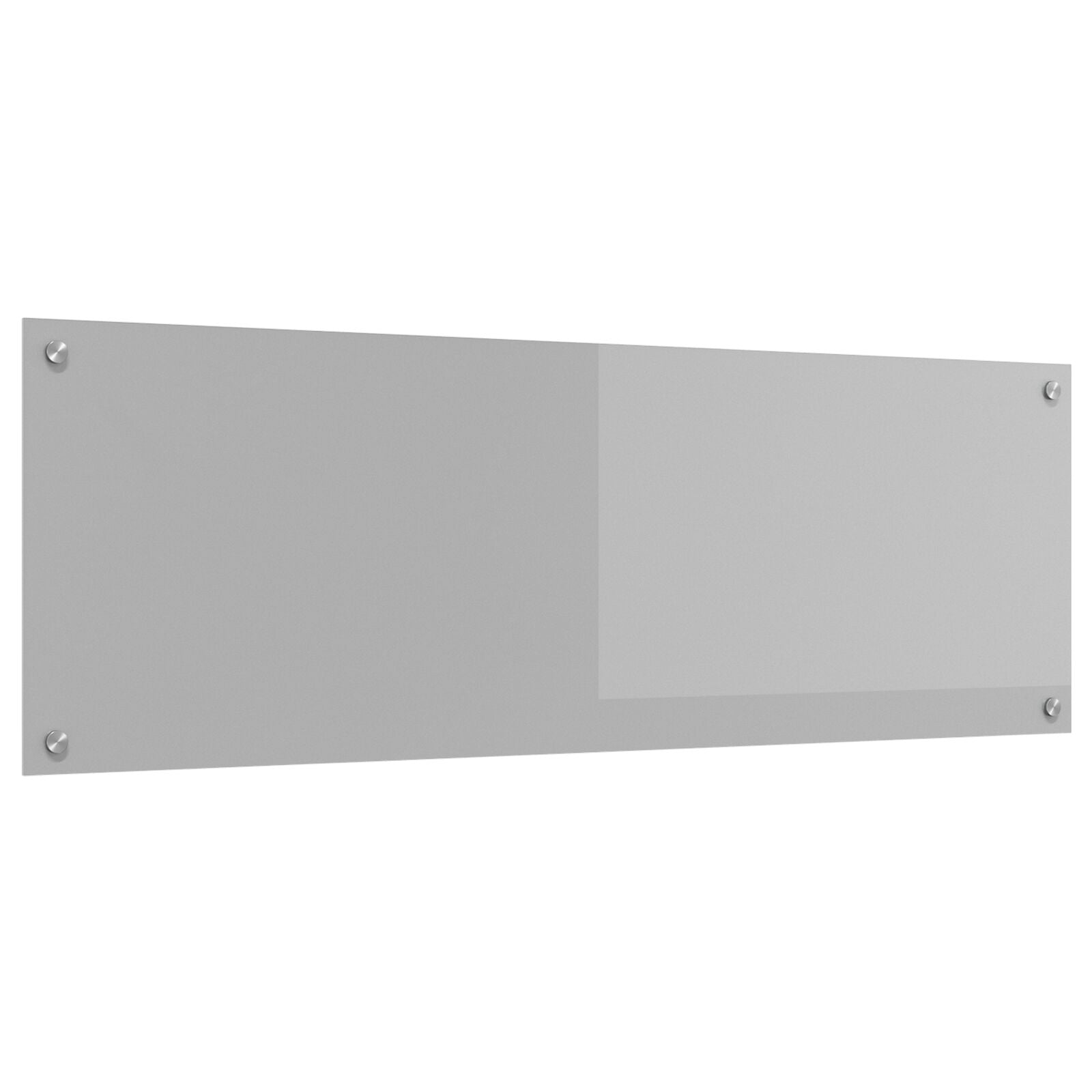 Keuken Achterwand 120X40X0,6 Cm Tempered Glas Lichtgrijs 120 x 40 cm