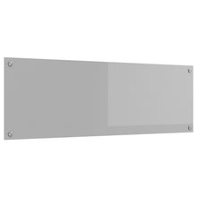 Keuken Achterwand 120X40X0,6 Cm Tempered Glas Lichtgrijs 120 x 40 cm