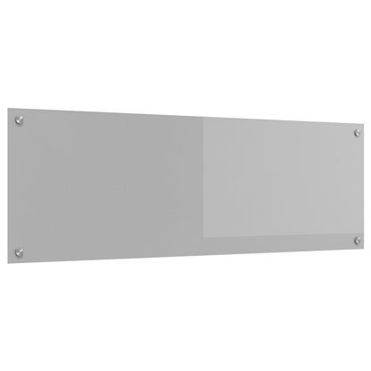 Keuken Achterwand 120X40X0,6 Cm Tempered Glas Lichtgrijs 120 x 40 cm