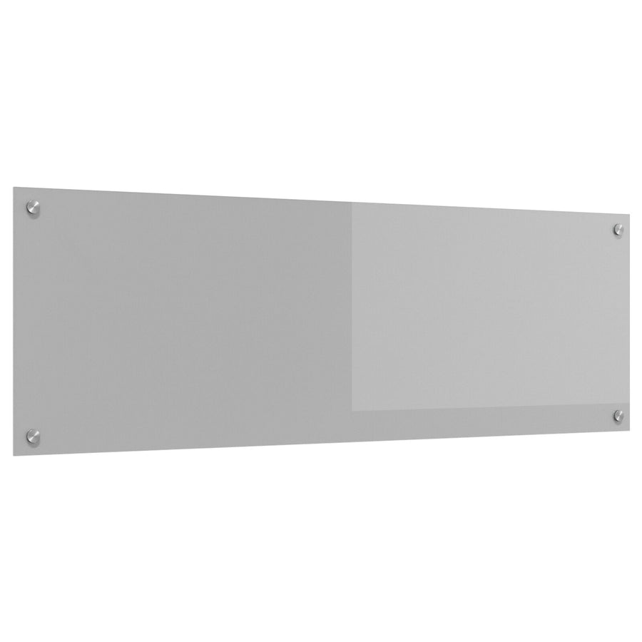 Keuken Achterwand 120X40X0,6 Cm Tempered Glas Lichtgrijs 120 x 40 cm