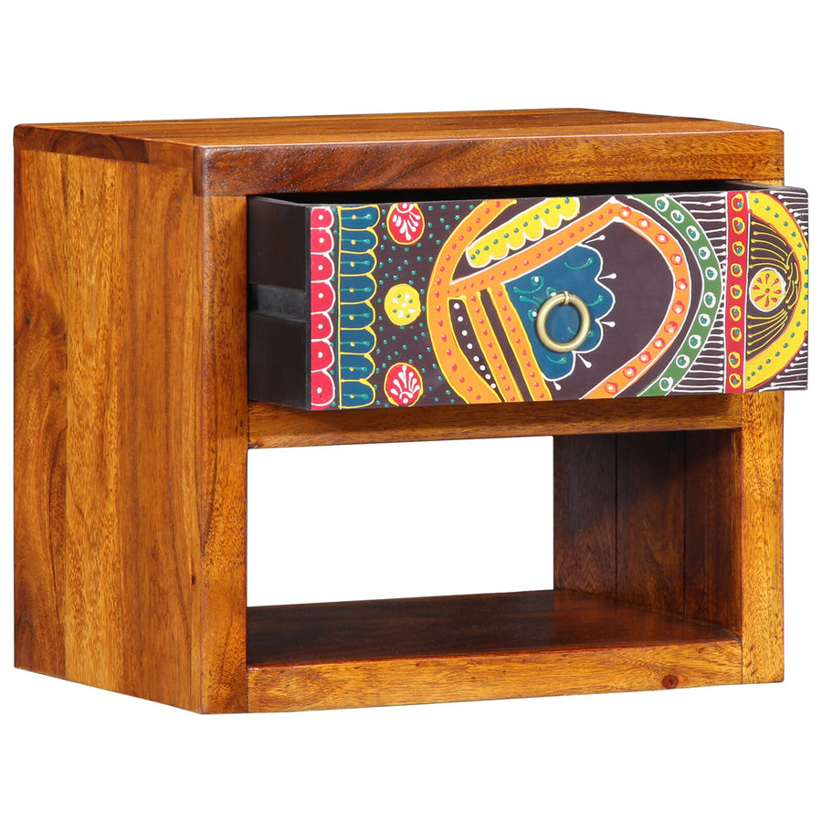 Nachtkastje 40X35X35 Cm Massief Acaciahout 1