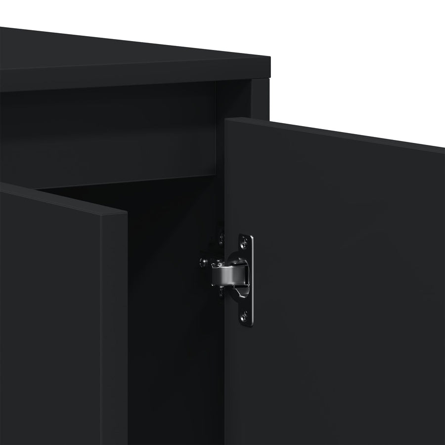 Zwart Dressoir Zwart Samengesteld Hout 120 X 41 X 75 Cm