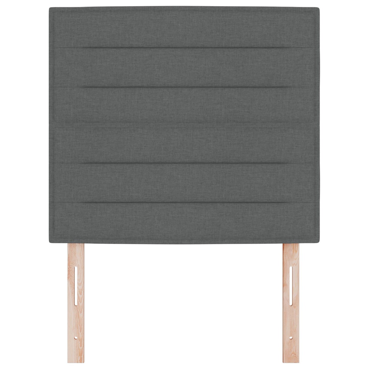 Hoofdbord Stof Rechthoekig Modern Donkergrijs 80 cm Hoog hoofdbord