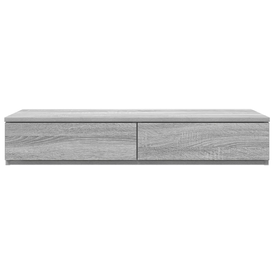 Lade Voor Bed 100X36,5X16,5 Cm Bewerkt Hout Grijs sonoma 100 x 36.5 x 16.5 cm