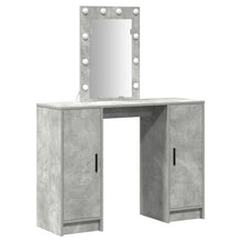 Kaptafel Met Led Verlichting Betonnen Grijs 102X33X135 Cm Beton grijs
