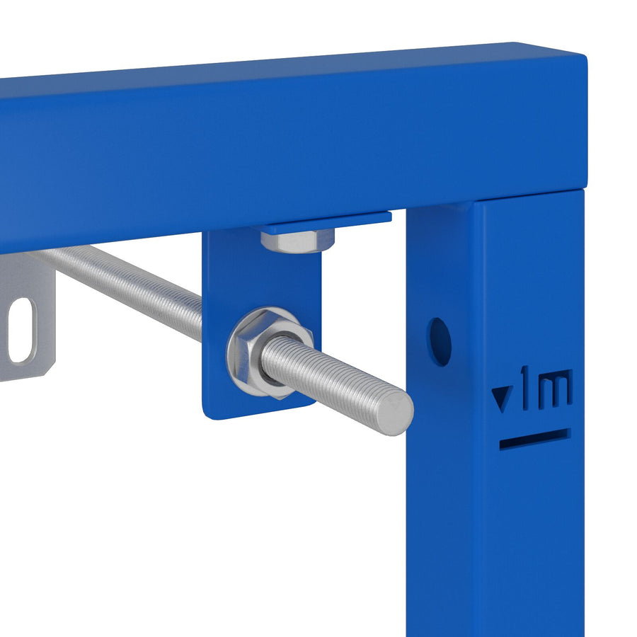 Badkameraccessoire Bevestigingen Blauw Metaal, Kunststof voor bidetsysteem