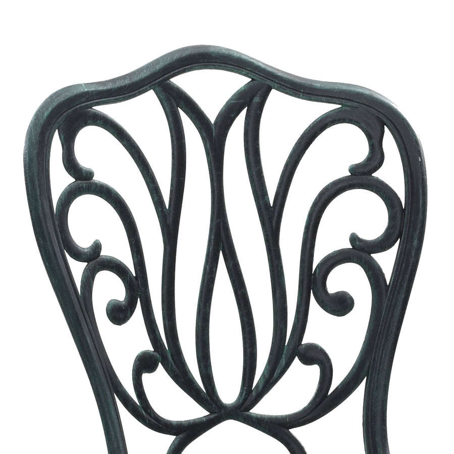 3-Delige Tuin Bistro Set E Gietijzer Groen