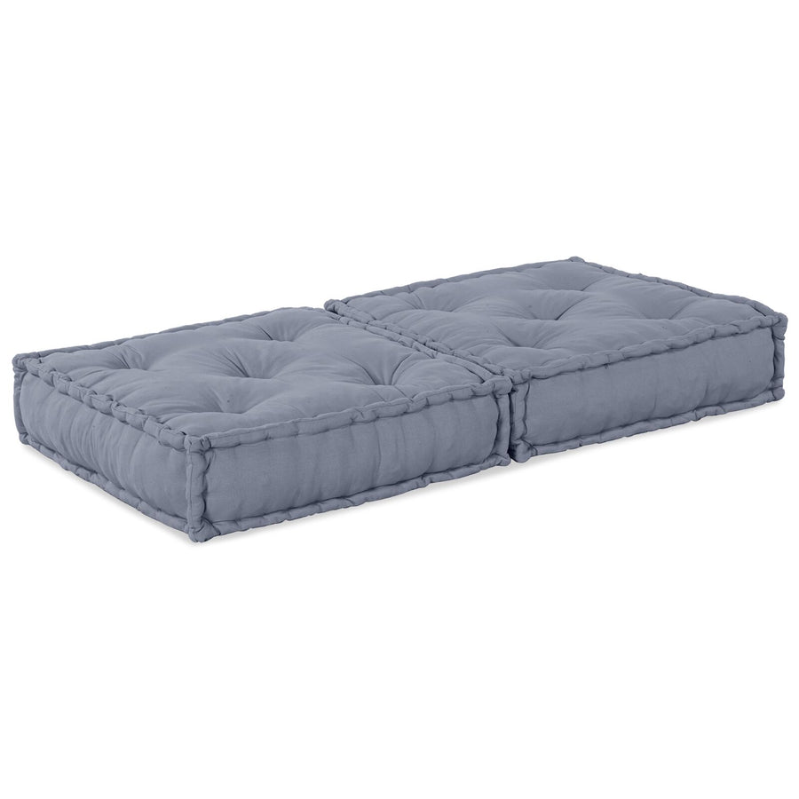 Modulaire Poef 70X70X36 Stof Grijs 70 x 70 x 36 cm Lounge sofa