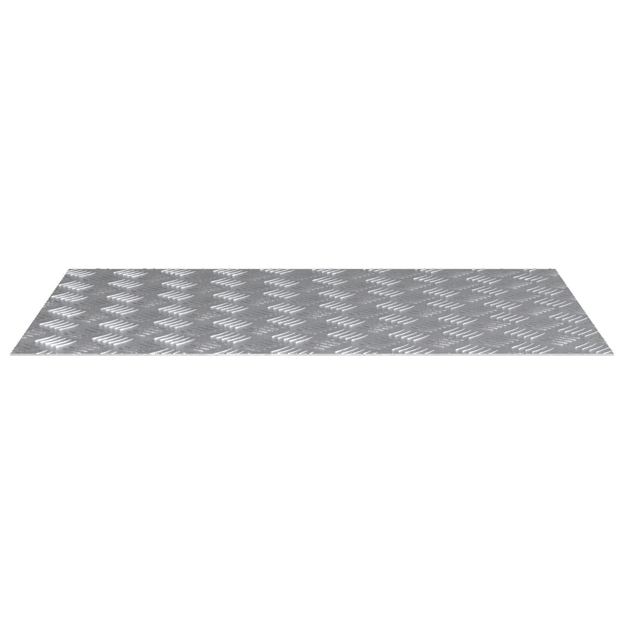 Aluminium Antislip Checkerplaten 4 Stuks 80X50 Cm 80 x 50 x 0.2 cm Rechthoekig