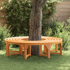 Boombank 160x80x45 cm massief eucalyptus hout