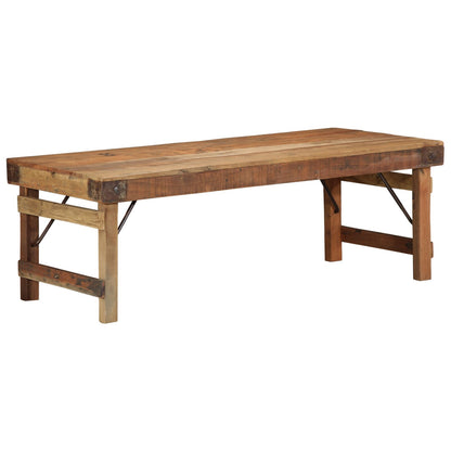 Salontafel Natuurlijk Hout Massief Hout Simpel 110 x 55 x 40 cm
