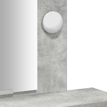 Kaptafel Met Led-Verlichting Betongrijs Beton grijs 50 x 41 x 140 cm
