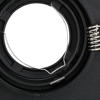 Ingebouwde Spots 24 Stuks Vierkante Gu10 Zwart 91X91 Mm