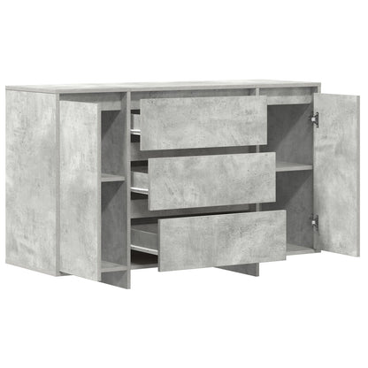 Zijtafel Betonnen Grijs Geëngineerd Hout Zijtafel Rechthoekig