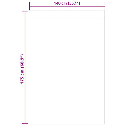 Blackout Gordijnen Met Topband 2 Stuks Fluweel Wijnrood 140 x 175 cm met ingestikte tape