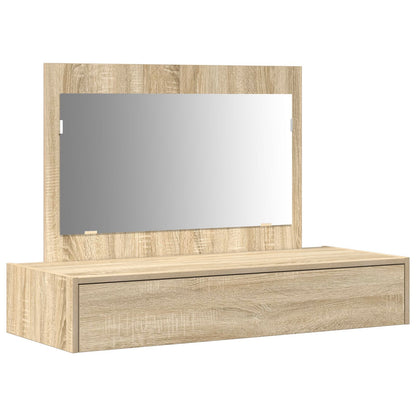 Wandkaptafel 100 x 40 x 70 cm Sonoma eik zonder LED