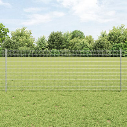 Gelaste Draadhek Met 22 U-Palen Zilver 0.8X50 M Staal