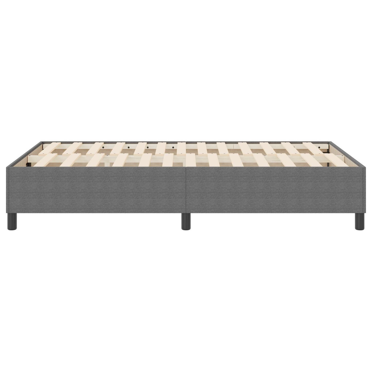 Boxspring Bed Corduroy Stof Lichtgrijs 120 x 200 cm