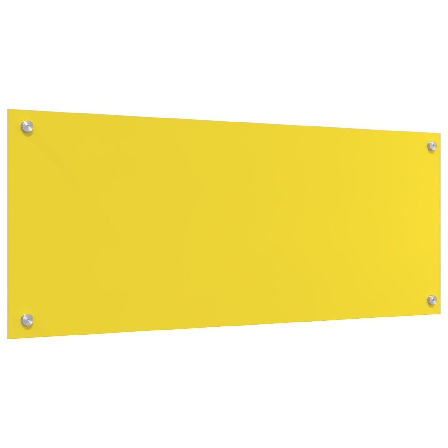 Keuken Achterwand 100X40X0.6 Cm Geharde Glas Geel 100 x 40 cm