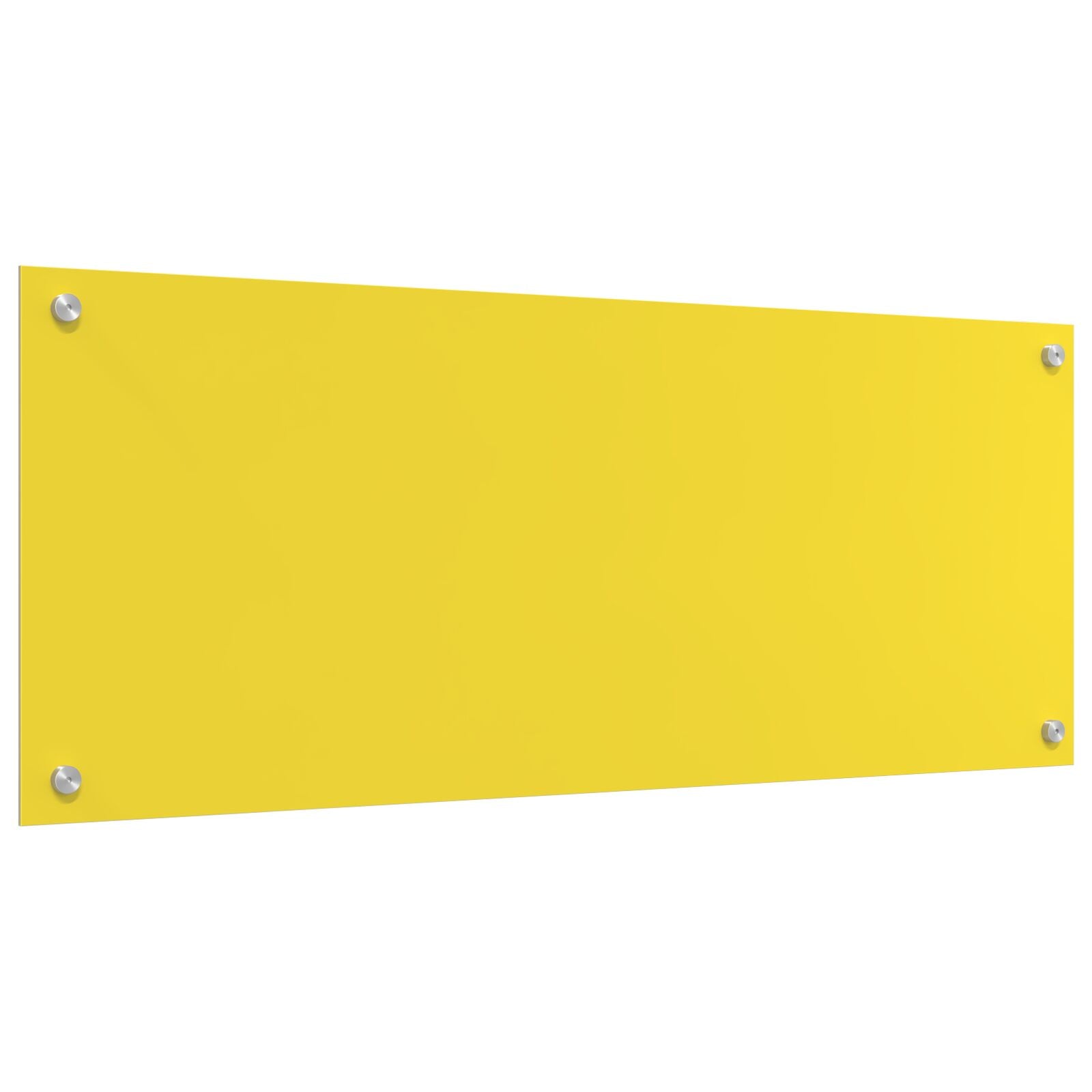 Keuken Achterwand 100X40X0.6 Cm Geharde Glas Geel 100 x 40 cm