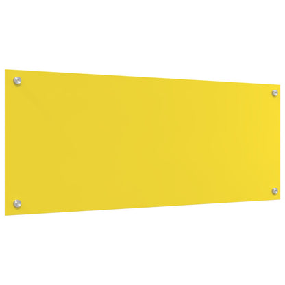 Keuken Achterwand 100X40X0.6 Cm Geharde Glas Geel 100 x 40 cm