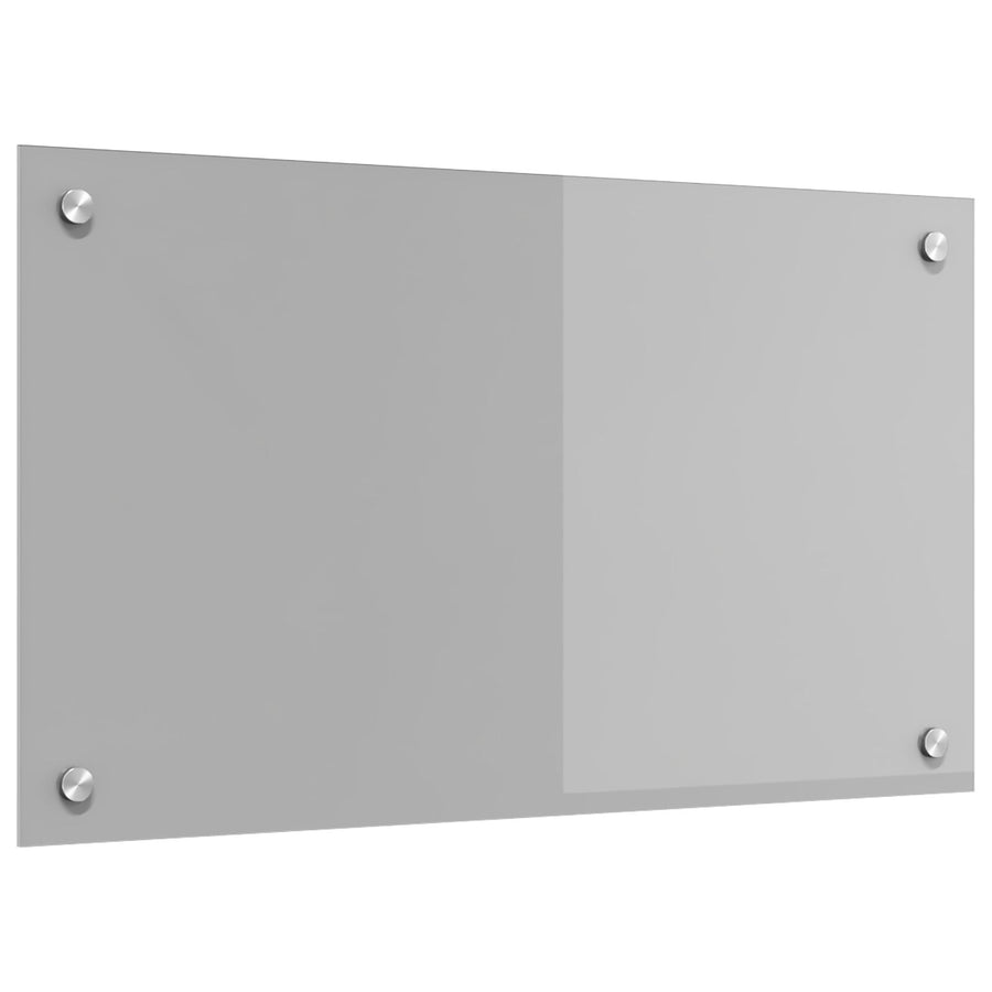 Keuken Achterwand 70X40X0,6 Cm Gehard Glas Lichtgrijs 70 x 40 cm