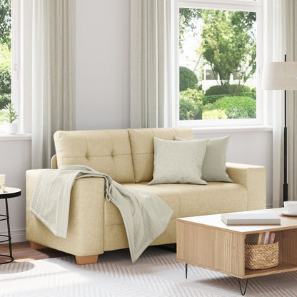 Loveseat Sofa Stof Crème 120 cm
