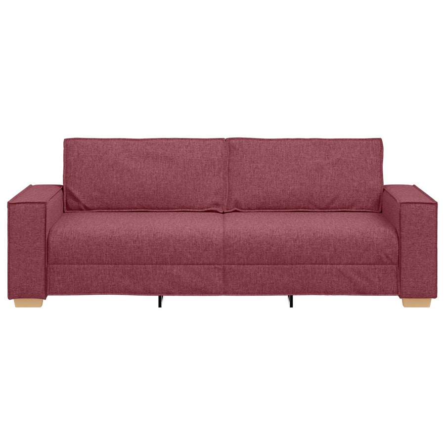3-Zitsbank Stof 180 cm Wijnrood