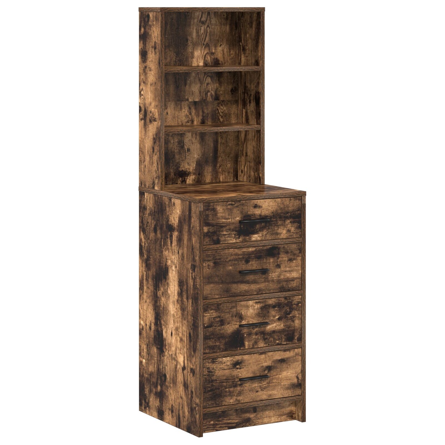 Highboard 40X41X135 Cm Geëngineerd Hout Gerookt eiken