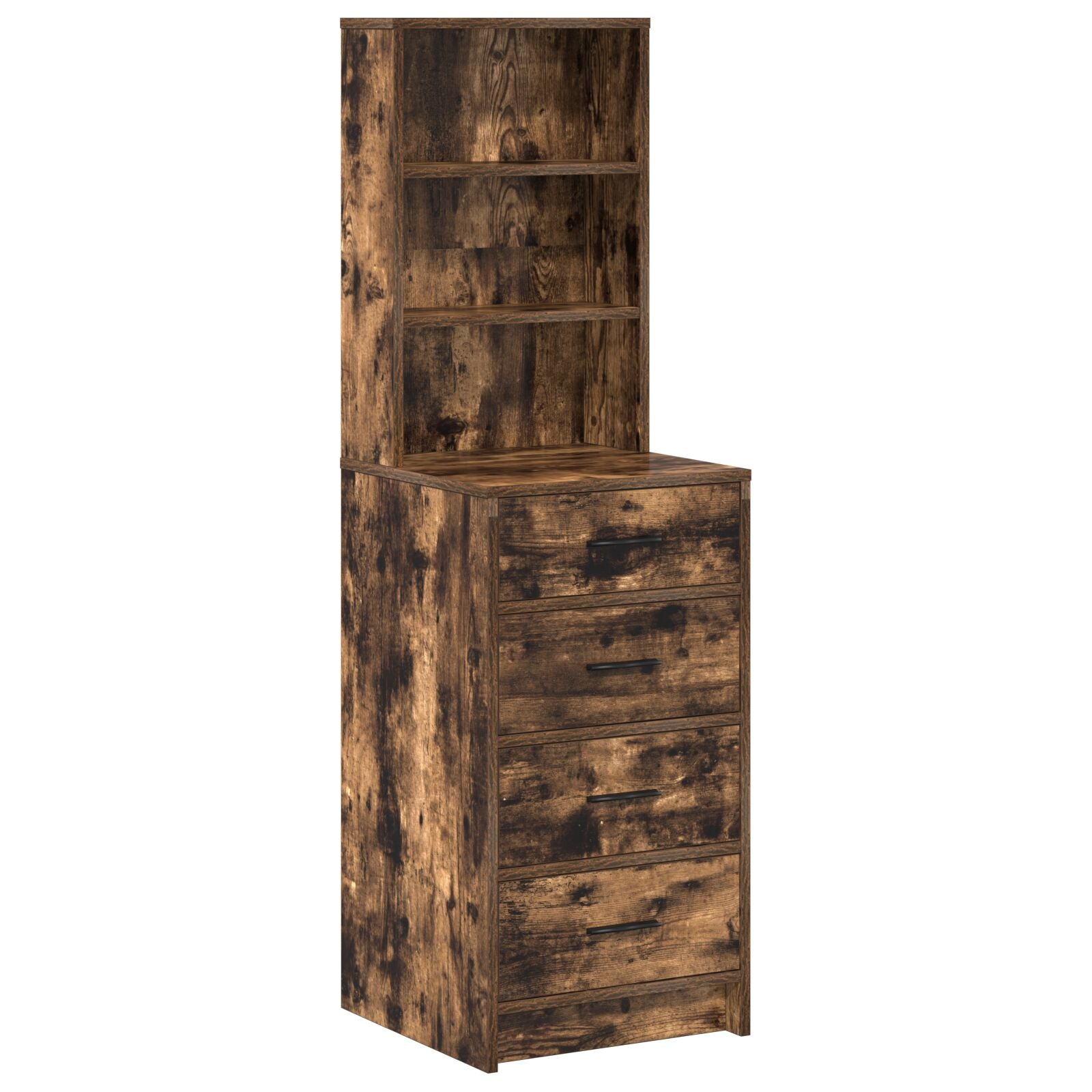 Highboard 40X41X135 Cm Geëngineerd Hout Gerookt eiken