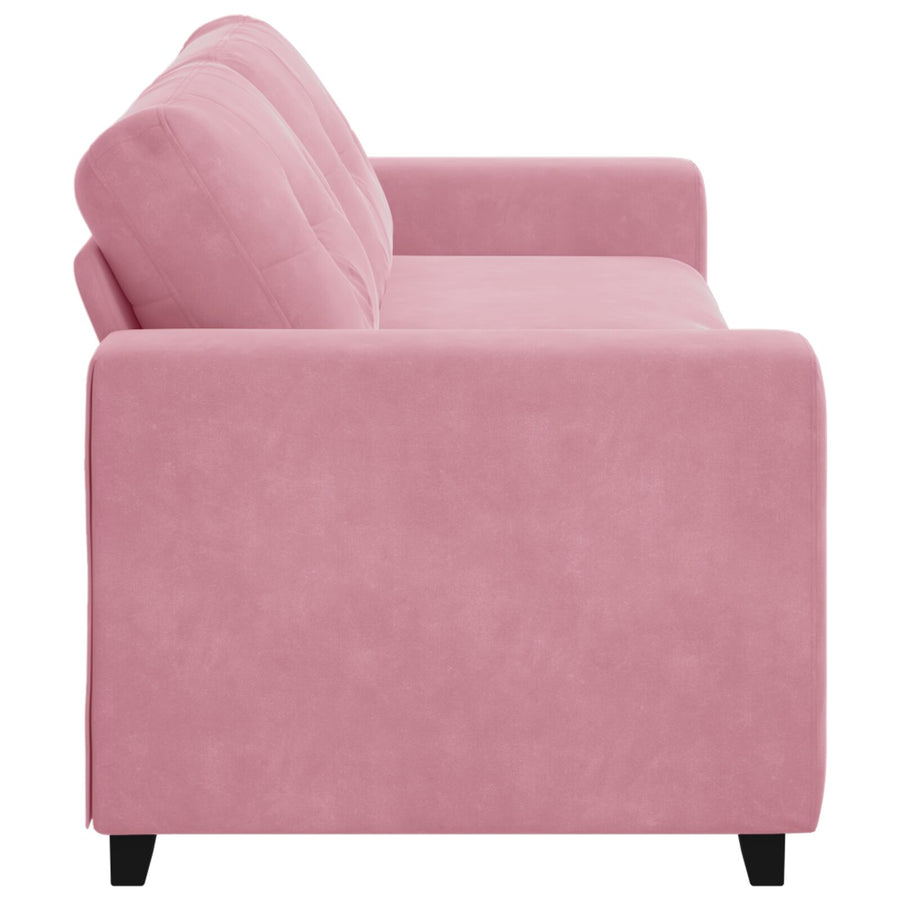 3-Zits Bank Fluweel Fluwelen Roze 180 cm
