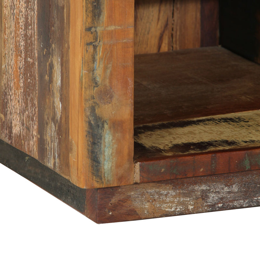Schoenbank 110X35X40 Cm Massief Hout Gerecycled