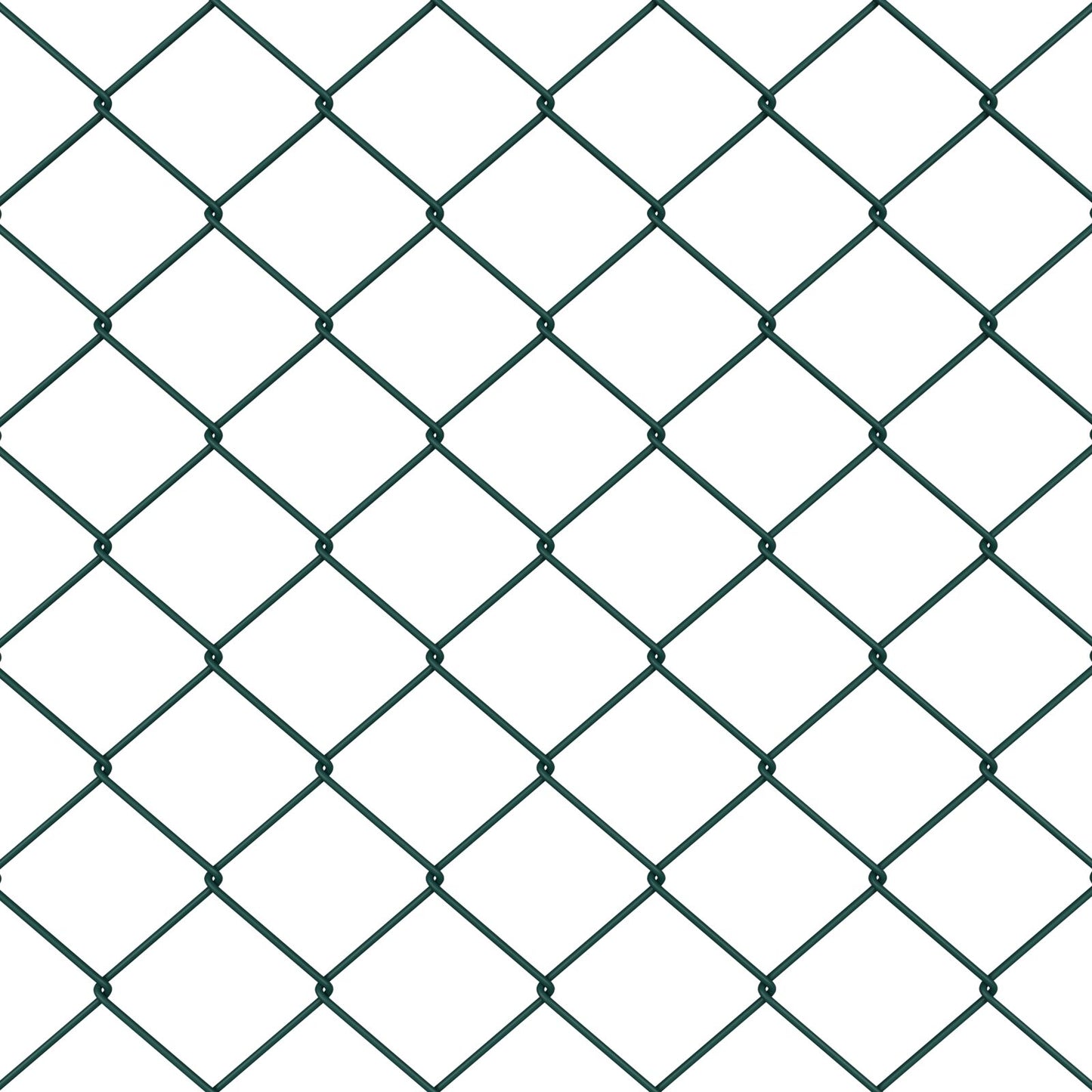 Kettinglink Hek Met 10 U Palen Groen 1X10 M Staal