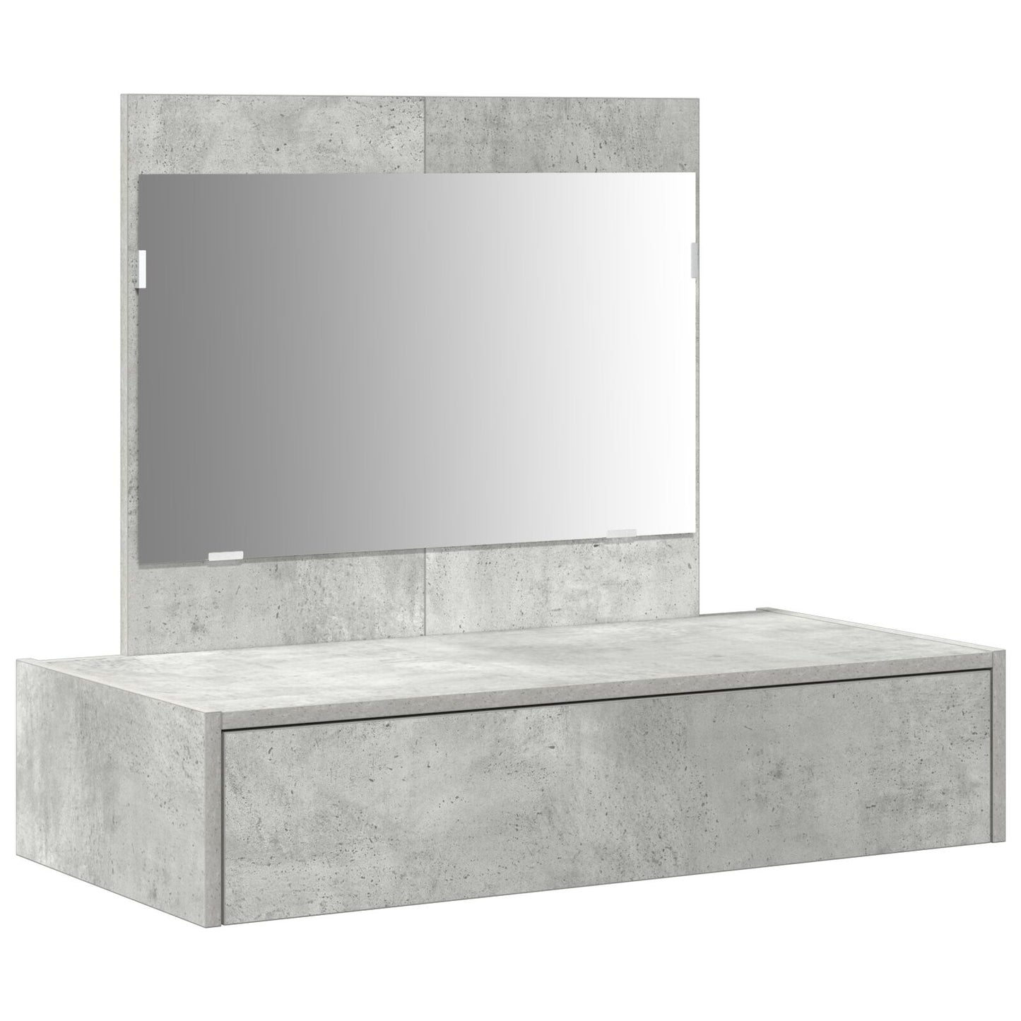 Wandkaptafel 83 x 40 x 70 cm Betonnen Grijs zonder LED