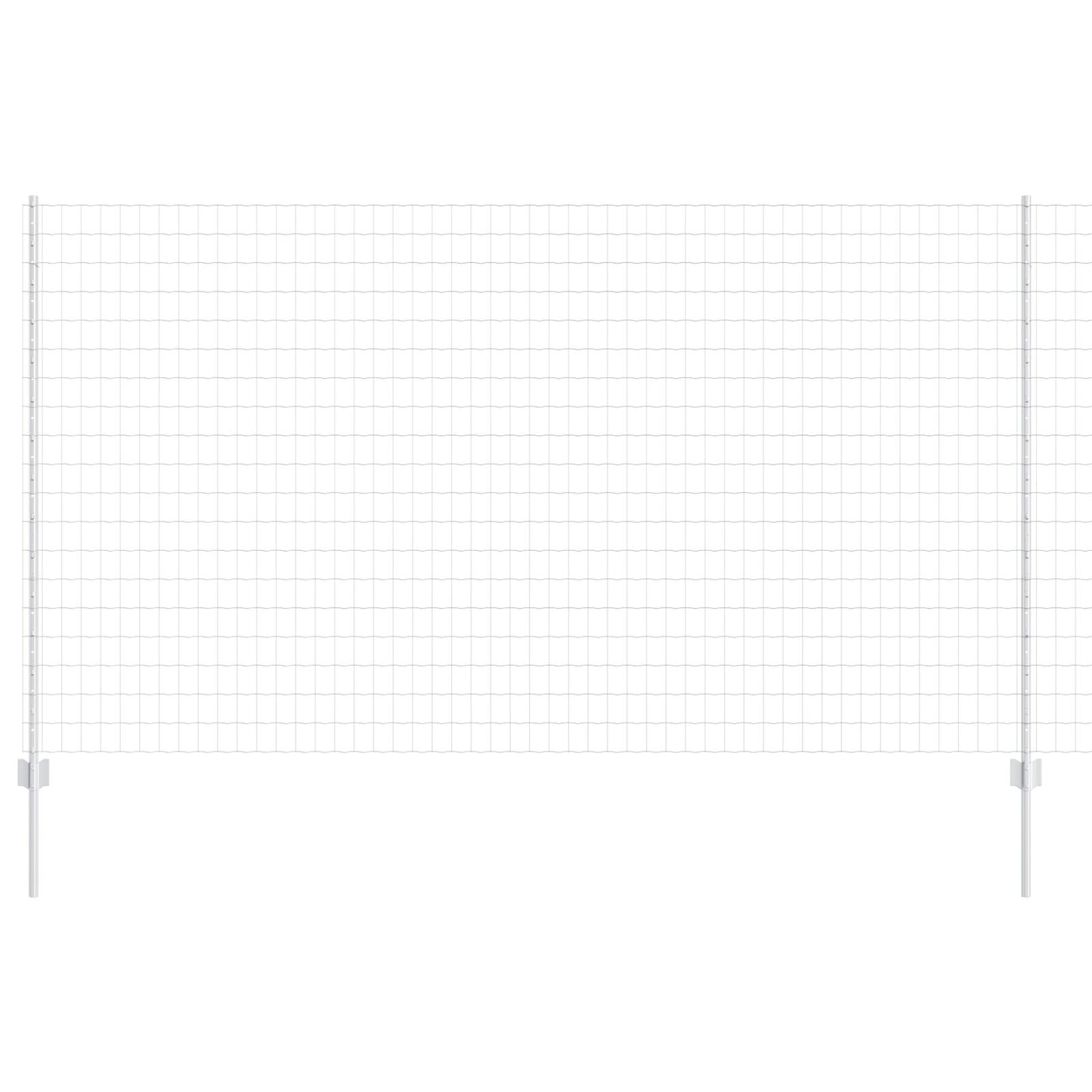 Tuinhek Set Set Van 2 Verzinkt Staal 10 X 1,4 M Duurzaam