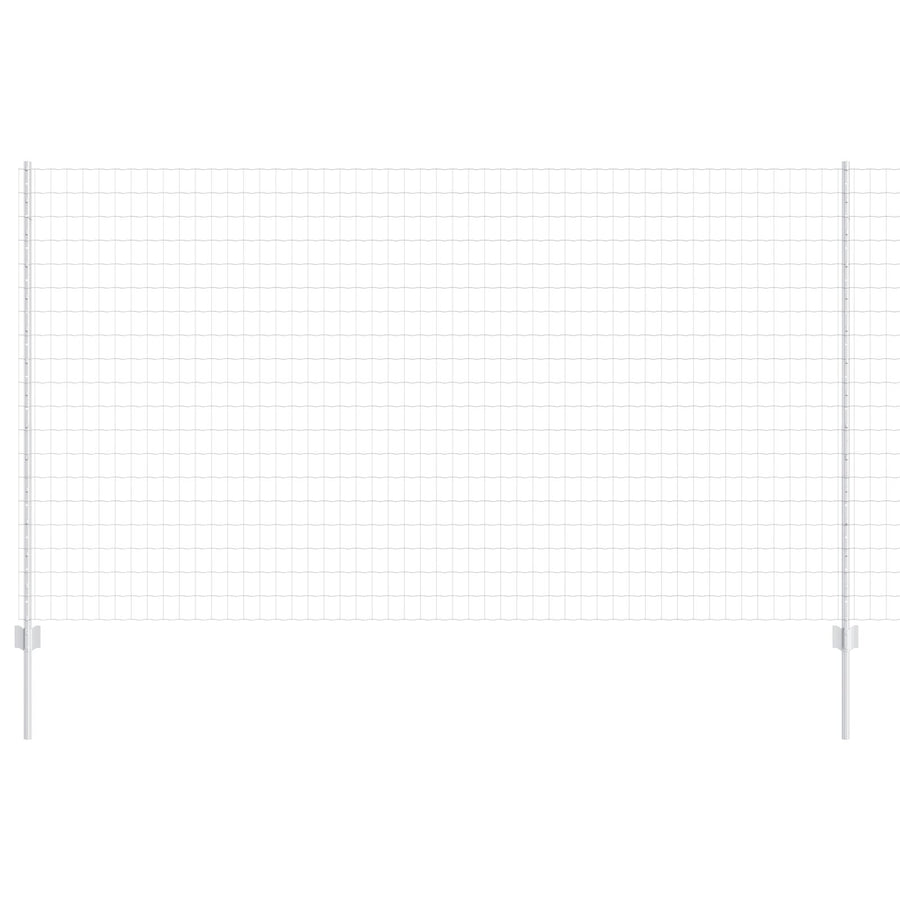 Tuinhek Set Set Van 2 Verzinkt Staal 10 X 1,4 M Duurzaam